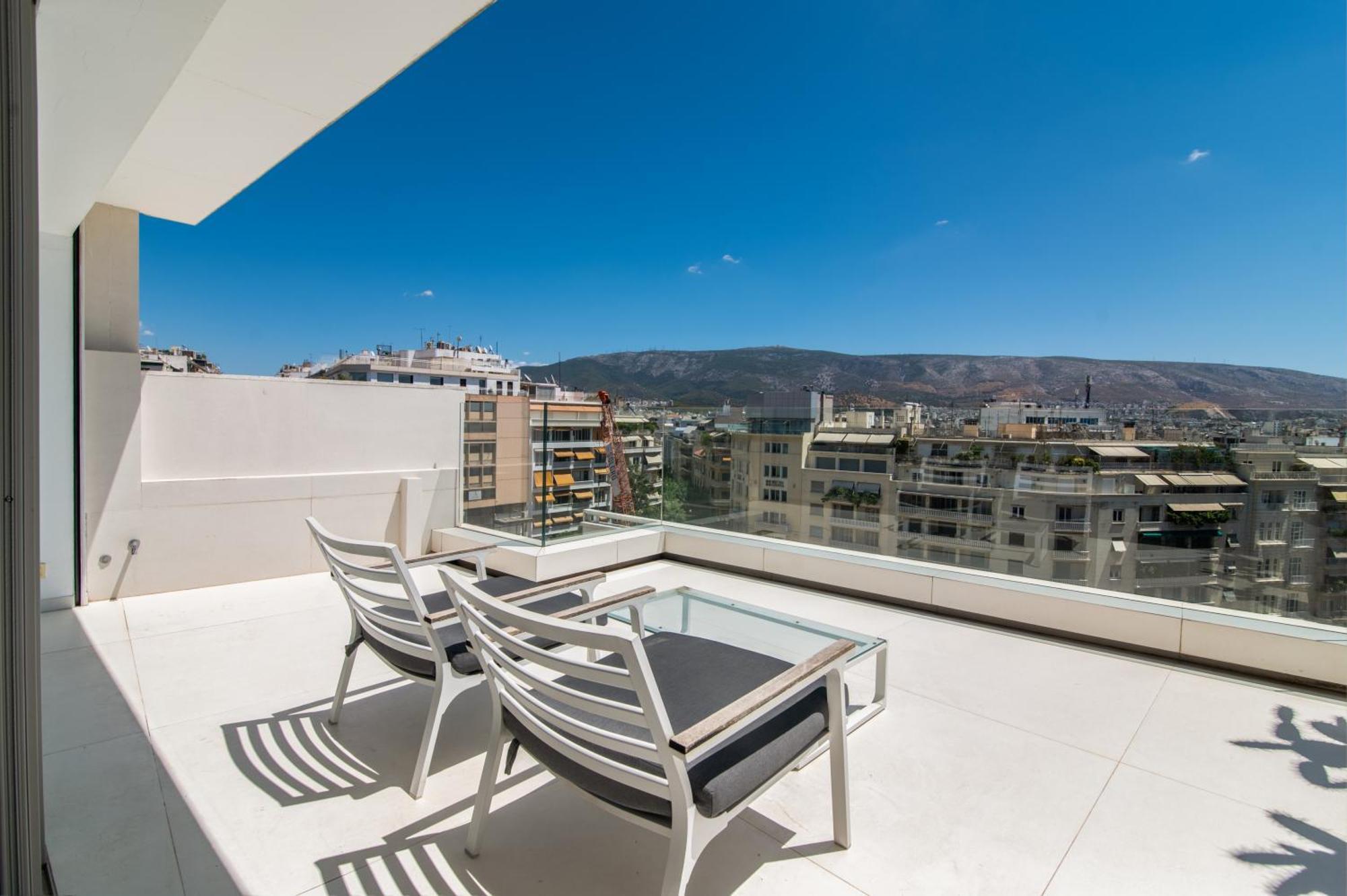 Kolonaki Square Panorama Penthouse Apartman Athén Kültér fotó